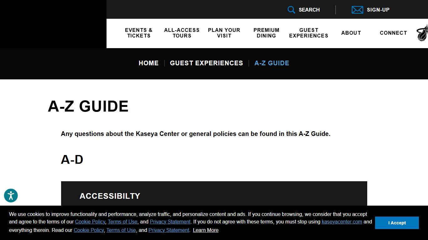 A-Z Guide Kaseya Center